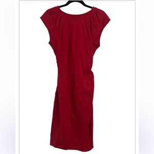 Diane Von Furstenberg Red Stylish Fitted Dress